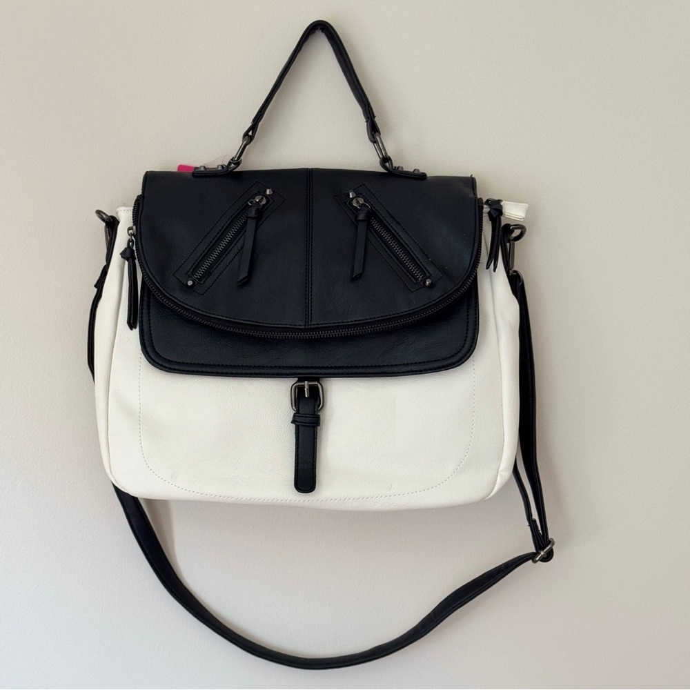 Black & White Satchel Bag